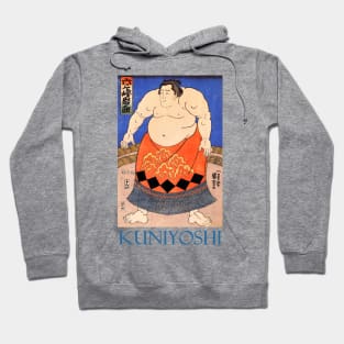 Sumo Wrestler by Utagawa Kuniyoshi Hoodie